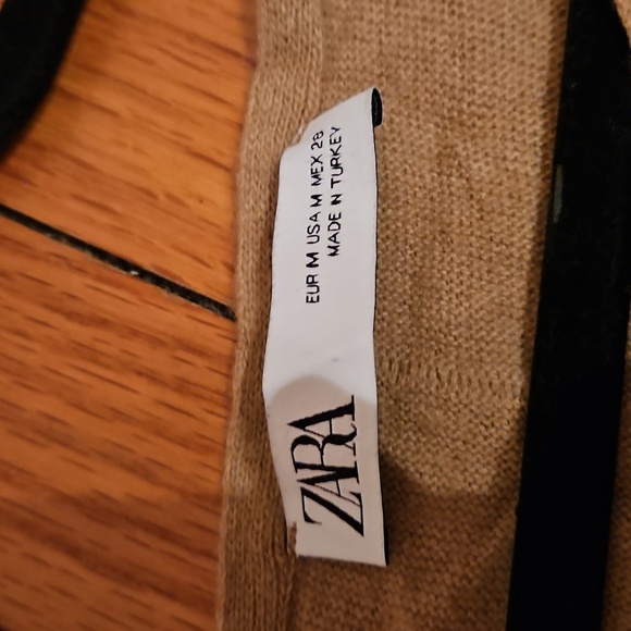Zara Brown Sweater/Poncho, Sz M, Oversized - Picture 4 of 8
